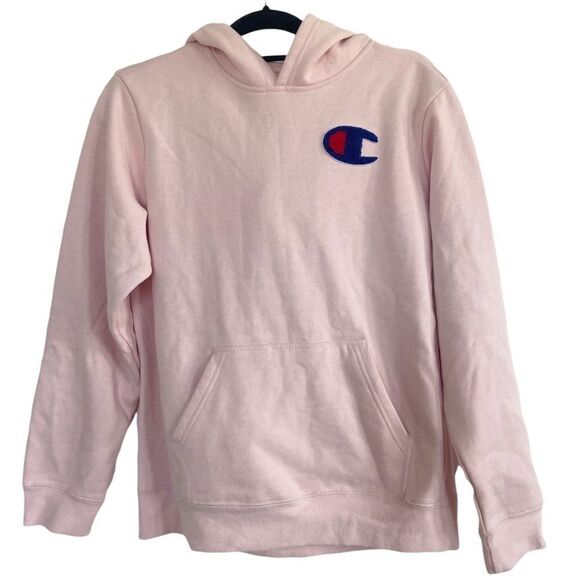 Champion Other - Champion Pink Big Logo Pullover Hoodie Sweatshirt XL NWT